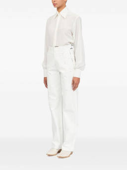 MM6 Maison Margiela - White Wax Trouser (24)