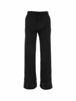 MM6 Maison Margiela - Black Wide Leg Pant (23)