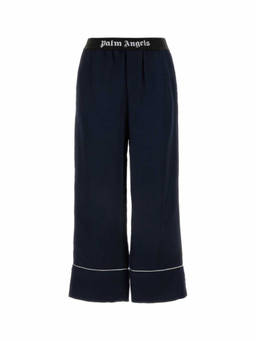 Palm Angels - Navy Blue Wide Leg Pjama
