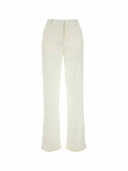Stella McCartney - White Viscose Wide-Leg Pant (24)