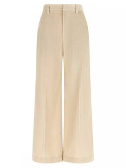 Brunello Cucinelli - Beige Loose Flat Front Pant