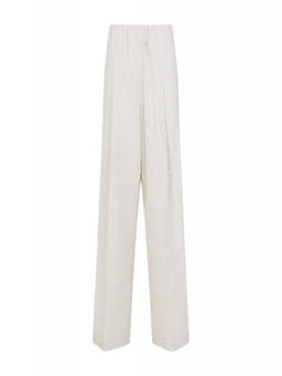 Dries Van Noten - White Relaxed Fit Pant