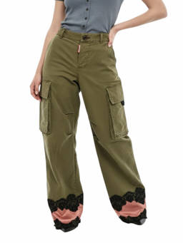 Dsquared2 - Green Relaxed Cargo Pant