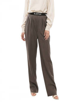 Moschino - Brown Relaxed Pleated Trouser (28)