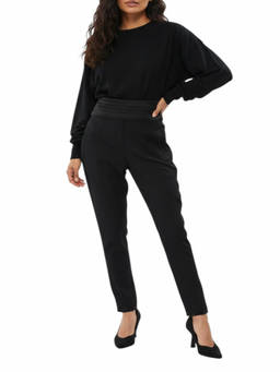 BALMAIN - Black Straight Fit Pant