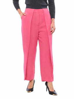 BALMAIN - Pink Relaxed Pleated Pant