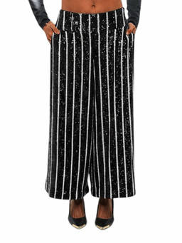 BALMAIN - Blackwhite Regular Fit Trouser