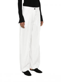 Toteme - White Relaxed Fit Pant