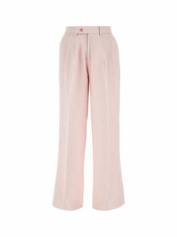 Amiri - Light Pink Viscose Wide-Leg Pant (24)