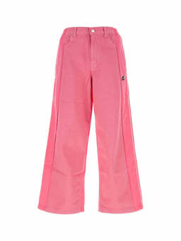 Ambush - Pink Cotton Wide-Leg Pant (28)