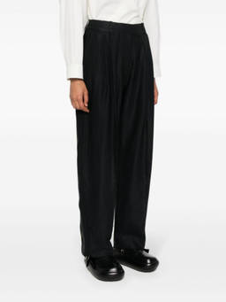Studio Nicholson - Navy Blue Wool Wide Leg Trouser