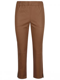 Enes - Brown Leather Trouser (30)