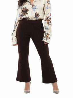 Jil Sander - Dark Brown Flared Pant