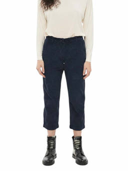 Woolrich - Navy Blue Straight Fit Trouser