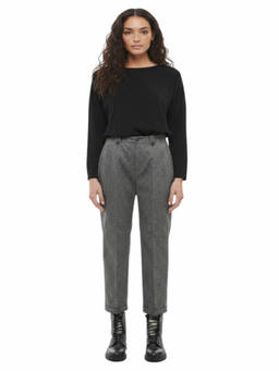 Woolrich - Grey Regular Fit Pleated Pant (28)