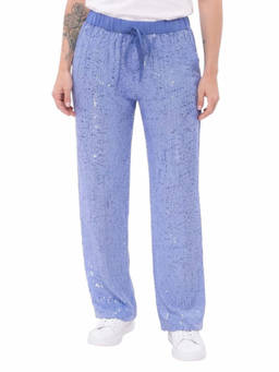 Parosh - Purple Straight Drawstring Trouser (24)