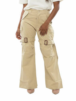 R13 - Beige Relaxed Cargo Pant
