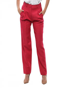 Stella McCartney - Red Tailored Pleated Pant