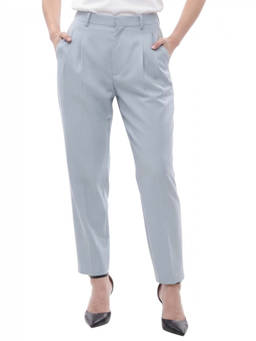 Stella McCartney - Sky Blue Tapered Pleated Pant (23)
