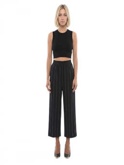 Stella McCartney - Black Relaxed Pleated Pant (23)