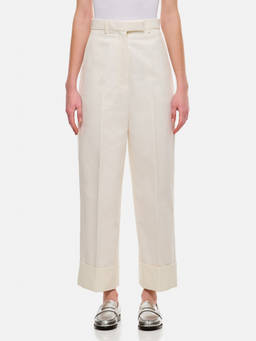 Thom Browne - White High Waisted Trouser (30)