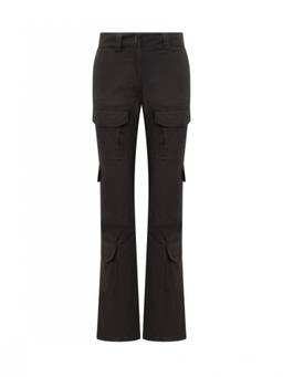 Givenchy - Black Flared Cargo Pant (28)