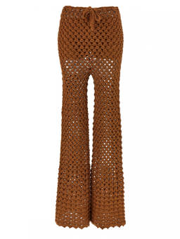 Ermanno Scervino - Brown Crochet Pant (24)