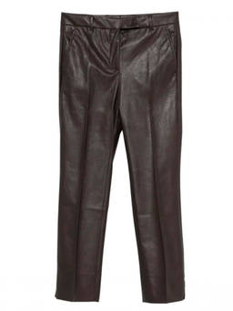 Incotex - Brown Leather Pant