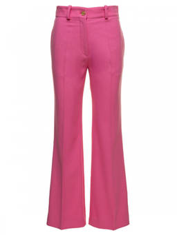 Patou - Fuchsia Regular Flared Pant (24)