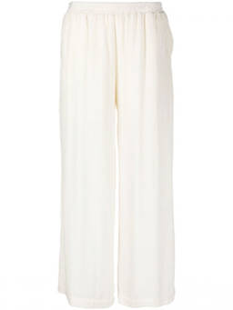 Gold Hawk - Light Grey Wide Leg Velvet Trouser (26)