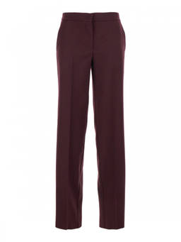 Twinset - Purple Straight Flat Front Pant (30)