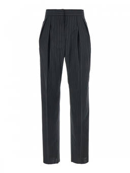 Max Mara - Black Regular Flat Front Pant