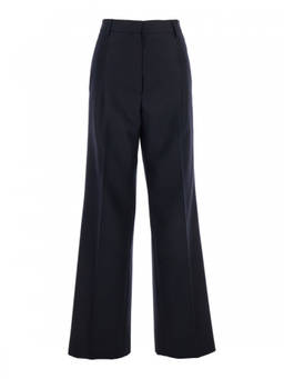 Dries Van Noten - Blue Tailored Flat Front Pant (26)