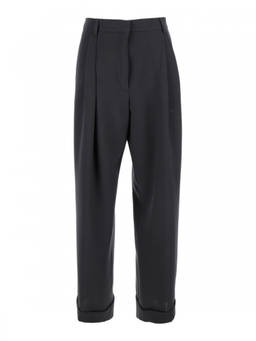 Dries Van Noten - Grey Relaxed Pleated Pant