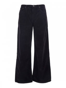 AGOLDE - Brown Relaxed Flat Front Pant (26)