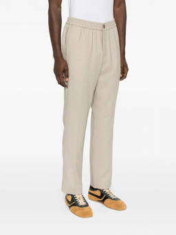 AMI Paris - Beige Elasticated Waist Trouser