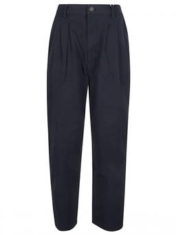 Sarahwear - Navy Blue Cotton Trouser (30)