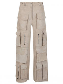 Fermas.Club - Beige Suede Cargo Trouser (24)