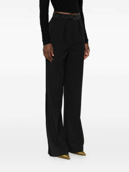 Elisabetta Franchi - Black Flared-Leg Trouser (31)