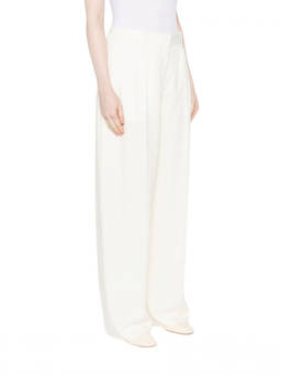 Toteme - Off White Relaxed Pleated Pant (26)