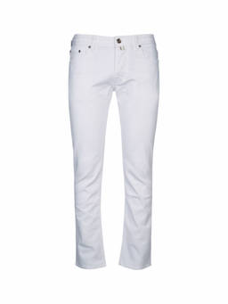 Jacob Cohen - White Bard Jeans