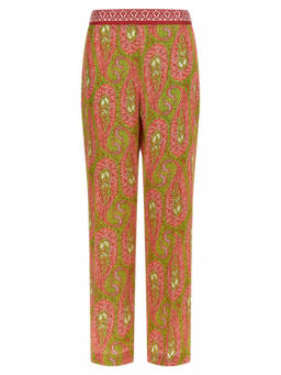 Etro - Multi-Color Paisley Foliage Pant