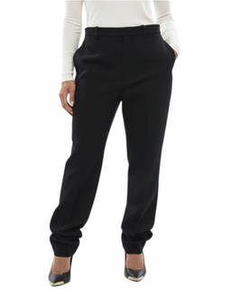 Saint Laurent - Black Tapered Flat Front Pant (28)