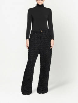 Balenciaga - Black Wool Baggy Trouser (28)