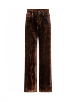 Pierre-Louis Mascia - Brown Straight Flat Front Pant