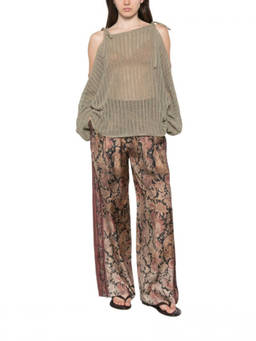 Pierre-Louis Mascia - Brown Loose Flat Front Pant