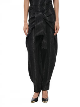 Stella McCartney - Black Carrot Flat Front Pant