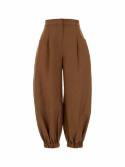 Fendi - Brown Loose Pleated Pant
