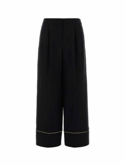 Fendi - Black Relaxed Pleated Pant
