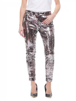 Isabel Marant - Purple Skinny Flat Front Pant